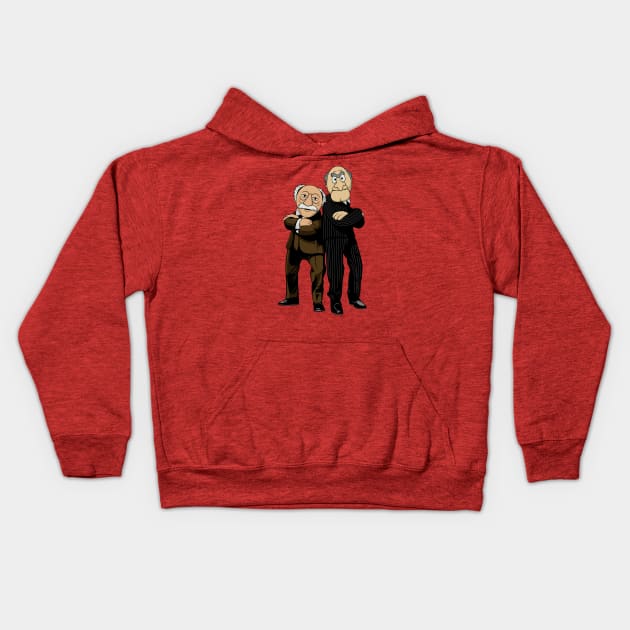 Statler and waldorf Muppets Kids Hoodie by VIQRYMOODUTO